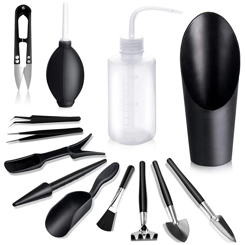 Succulent Tools, 13 Pcs Garden Tool Set, Transplanting Tools Set,Succulent Care Kit For Succulent Miniature Gardening
Succulent Tools, 13 Pcs Garden Tool Set, Transplanting Tools Set,Succulent Care Kit For Succulent Miniature Gardening