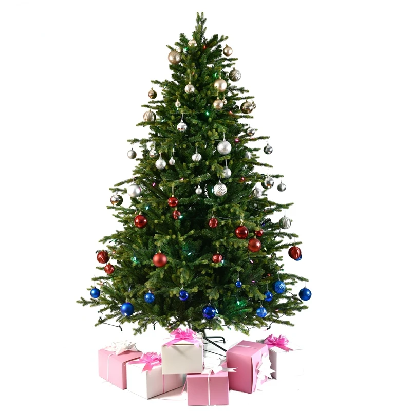 New Luxury decorated realistic artificial Christmas tree with colorful ornaments
New Luxury decorated realistic artificial Christmas tree with colorful ornaments