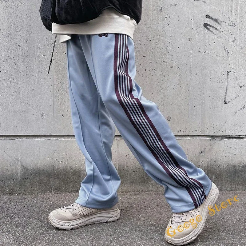 Брюки мужские/женские с вышивкой «бабочка», в полоску
Брюки мужские/женские с вышивкой «бабочка», в полоску