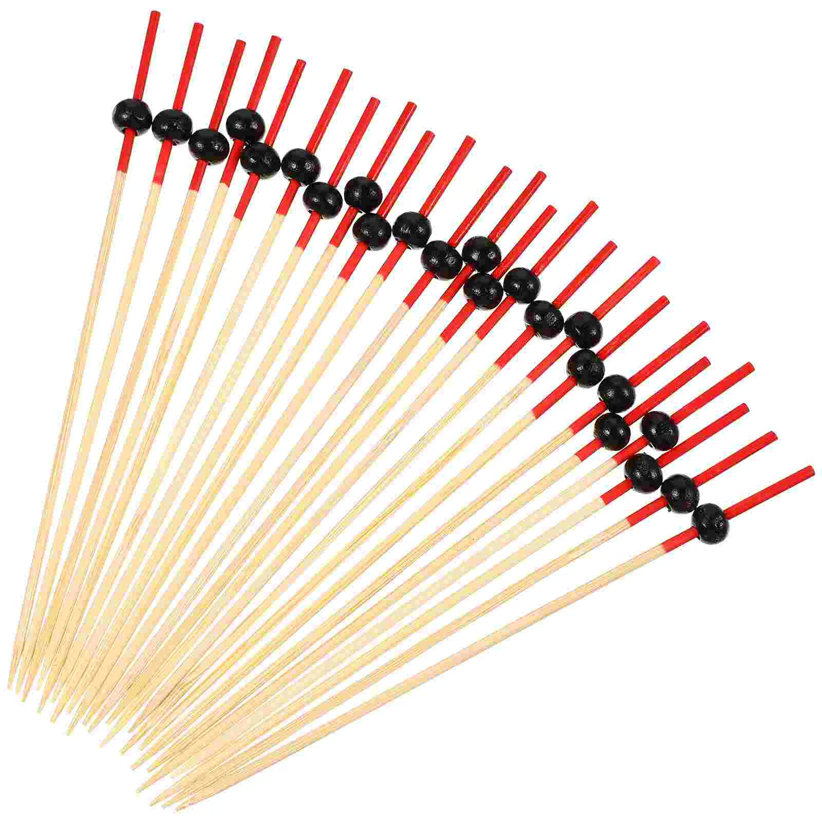 Disposable Fruit Picks Bamboo Cocktail Black Trim Colored Toothpicks Food Swizzle Stick
Disposable Fruit Picks Bamboo Cocktail Black Trim Colored Toothpicks Food Swizzle Stick
