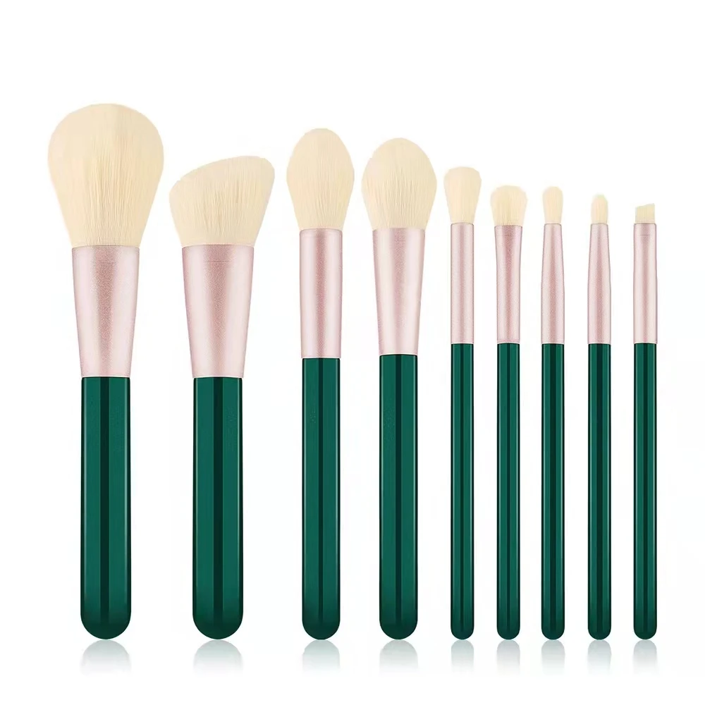 Dark Green Makeup Brush Set Wooden Handle Foundation Brush Concealer Brush Beauty Tool
Dark Green Makeup Brush Set Wooden Handle Foundation Brush Concealer Brush Beauty Tool