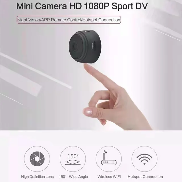 A9 Mini Camera Original 1080P IP Camera smart Home Security IR Night Magnetic Wireless Mini Camcorder Surveillance Wifi Camera
A9 Mini Camera Original 1080P IP Camera smart Home Security IR Night Magnetic Wireless Mini Camcorder Surveillance Wifi Camera