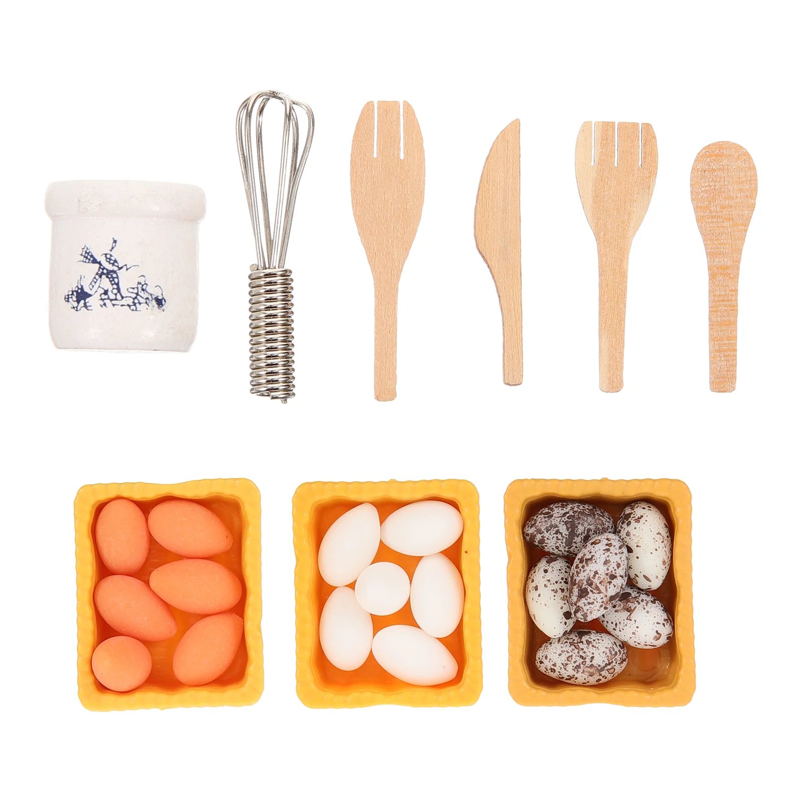 Mini Furniture House Decor Fake Kitchen Ware Mold Small Model Miniature Food Egg Models Retro Dollhouse Accessories Whisk
Mini Furniture House Decor Fake Kitchen Ware Mold Small Model Miniature Food Egg Models Retro Dollhouse Accessories Whisk