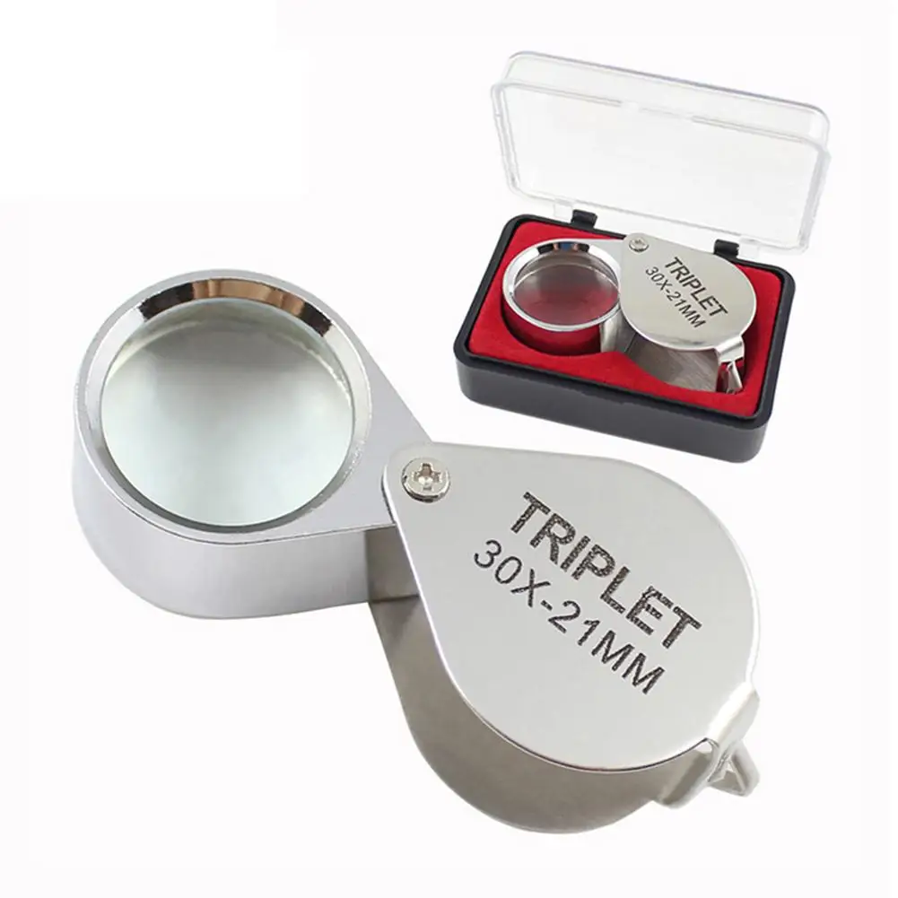 Folding Jewelry Magnifier Portable Pocket Magnifying Glass For Antique Diamond Appreciation 10x / 20x / 30x Magnification
Folding Jewelry Magnifier Portable Pocket Magnifying Glass For Antique Diamond Appreciation 10x / 20x / 30x Magnification