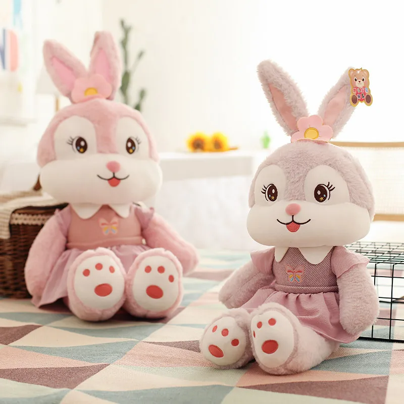 40/50/65/77cm Comfortable/Soft/Cute/Rabbit Plush Toy/Star Delu Rabbit Cartoon Doll with Skirt and Hair Clip/Girl's Birthday Gift
40/50/65/77cm Comfortable/Soft/Cute/Rabbit Plush Toy/Star Delu Rabbit Cartoon Doll with Skirt and Hair Clip/Girl's Birthday Gift