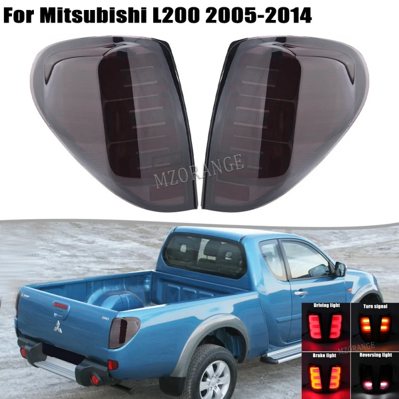 

Автомобильный светодиодный задний фонарь для Mitsubishi L200 Triton Colt 2005-2014, задний стоп-сигнал, противотуманная фара, сигнал поворота, автомобильны...