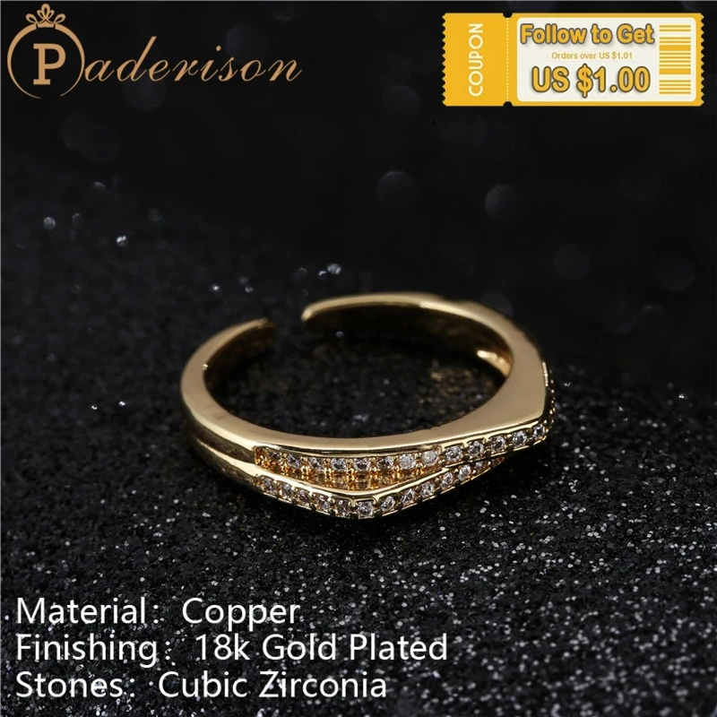 Korea Style Simple Iirregular Geometric opening ring for women Trendy copper 18K Gold-plated Zircon Adjustable Fashion Jewelry
Korea Style Simple Iirregular Geometric opening ring for women Trendy copper 18K Gold-plated Zircon Adjustable Fashion Jewelry