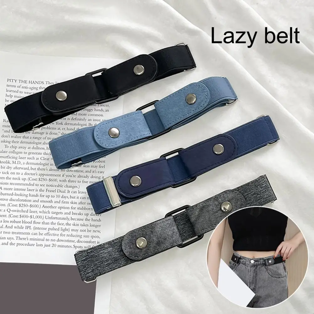 Women Men Belt Adjustable Elastic Anti-break Stainless Buckle Clothes Unisex Waist Strap Pants Belt Clothes Accessory
Women Men Belt Adjustable Elastic Anti-break Stainless Buckle Clothes Unisex Waist Strap Pants Belt Clothes Accessory