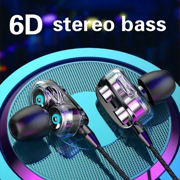 NEW Wired Earphone Hifi Immersive Sound Quality High Bass 6D Stereo Headset Waterproof In-Ear Sport Earphones for Samsung
NEW Wired Earphone Hifi Immersive Sound Quality High Bass 6D Stereo Headset Waterproof In-Ear Sport Earphones for Samsung