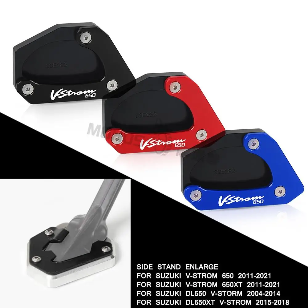Aluminum Motorcycle Side Stand Enlarge Kickstand Extension Plate Pad for Suzuki v-strom 650 2011-2021 2012 2013 2014 2015 2016
Aluminum Motorcycle Side Stand Enlarge Kickstand Extension Plate Pad for Suzuki v-strom 650 2011-2021 2012 2013 2014 2015 2016