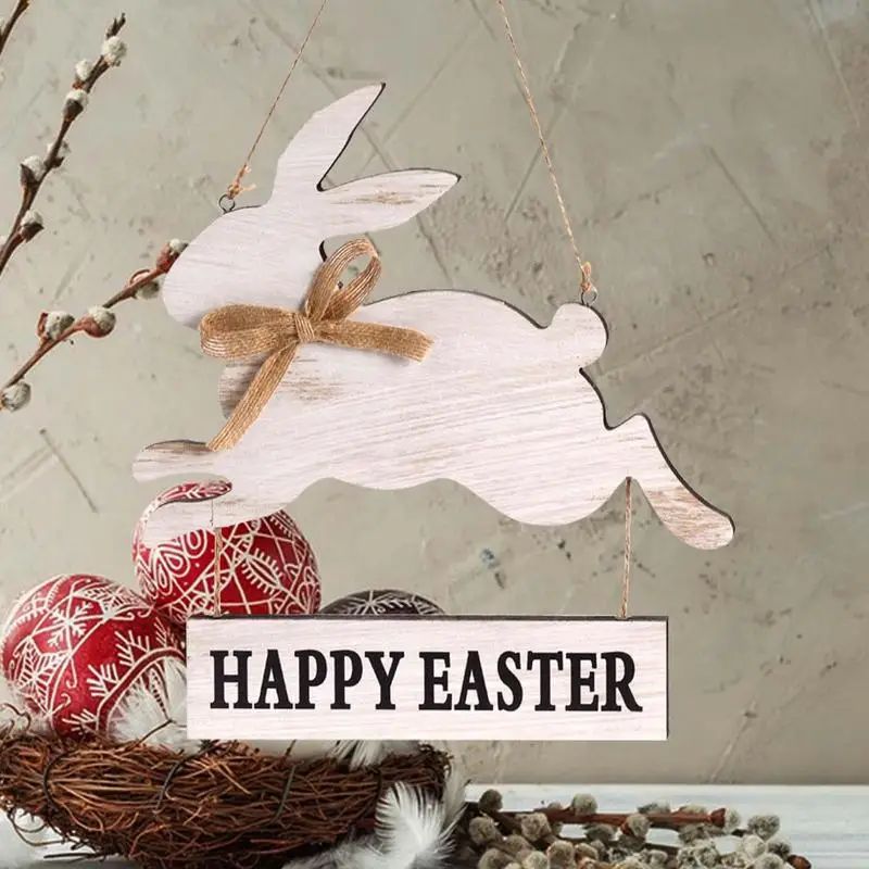 Easter Bunny Table Wooden Sign Happy Easter Hanging Sign Rabbit Tree Decorations Wood Bunny Ornament Easter Tags
Easter Bunny Table Wooden Sign Happy Easter Hanging Sign Rabbit Tree Decorations Wood Bunny Ornament Easter Tags