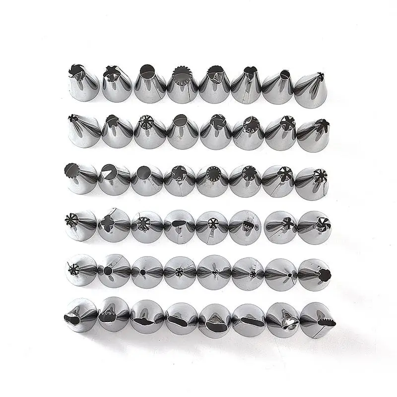 Cake Decorating 48Pcsset Good Quality Stainless Steel Icing Piping Nozzles Pastry Tips Set Cake Baking Tools Accessories
Cake Decorating 48Pcsset Good Quality Stainless Steel Icing Piping Nozzles Pastry Tips Set Cake Baking Tools Accessories