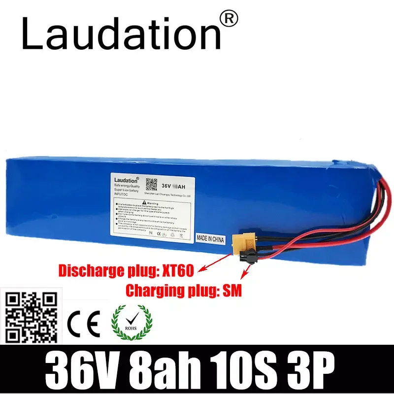 Аккумуляторный блок для электрического велосипеда lauседация 36 в 8 Ач 18650 10S 3P Высокая мощность и емкость мотоциклетного скутера с разъемом 15 ...
Аккумуляторный блок для электрического велосипеда lauседация 36 в 8 Ач 18650 10S 3P Высокая мощность и емкость мотоциклетного скутера с разъемом 15 ...