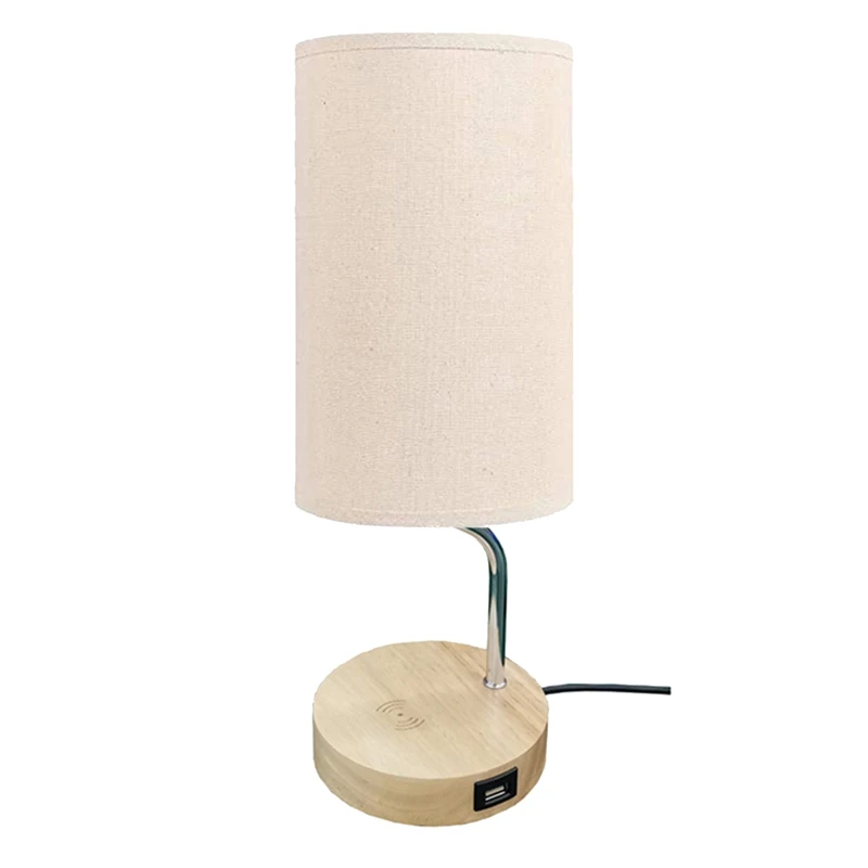 1 Pcs Table Lamp Touch Control Table Lamp Bedside Lamps Smart Wireless Charger, USB Port, 3-Way Dimmable Wooden Lamp US Plug
1 Pcs Table Lamp Touch Control Table Lamp Bedside Lamps Smart Wireless Charger, USB Port, 3-Way Dimmable Wooden Lamp US Plug