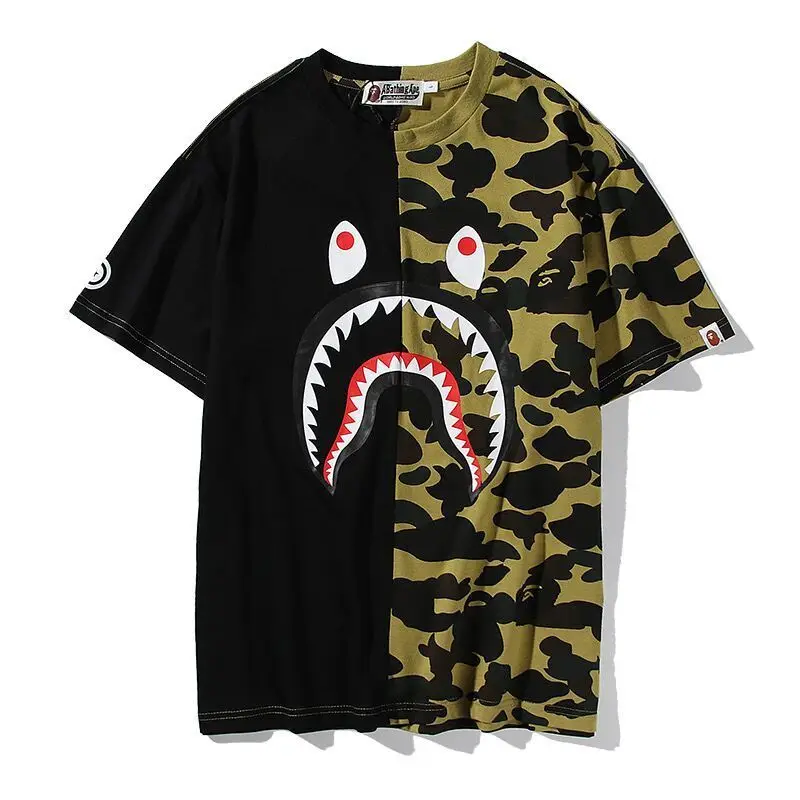 2022 Bape Shark Coat Short Summer Fashion Camouflage Couples Wear T-Shirt Casual Cardigan Sleeve Streetwear Men Women Short
2022 Bape Shark Coat Short Summer Fashion Camouflage Couples Wear T-Shirt Casual Cardigan Sleeve Streetwear Men Women Short