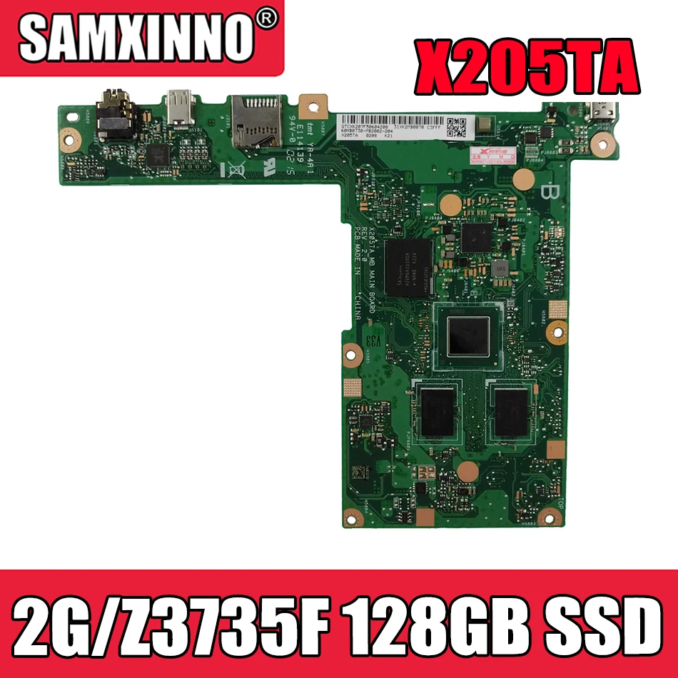 Материнская плата Akemy X205TA для ноутбука Asus X205TA X205T, материнская плата 2G/Z3735F 128 Гб SSD
Материнская плата Akemy X205TA для ноутбука Asus X205TA X205T, материнская плата 2G/Z3735F 128 Гб SSD