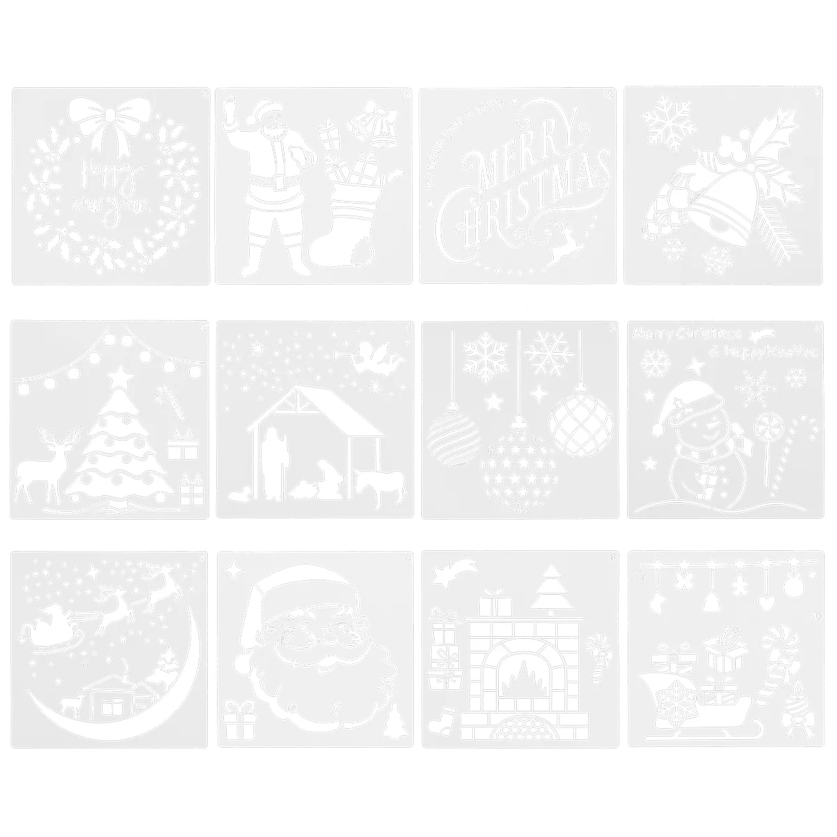 Drawing Christmas Painting Template Diy Stencil Spraying Mold Hollowed Stencils Tools
Drawing Christmas Painting Template Diy Stencil Spraying Mold Hollowed Stencils Tools