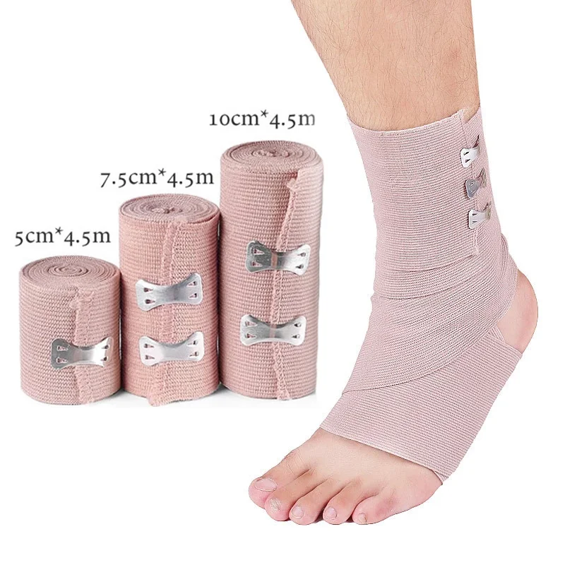 1PC High Elastic Bandage Wound Dressing Outdoor Sports Sprain Treatment Emergency Muscle Tape for First Aid Kits Accessories
1PC High Elastic Bandage Wound Dressing Outdoor Sports Sprain Treatment Emergency Muscle Tape for First Aid Kits Accessories