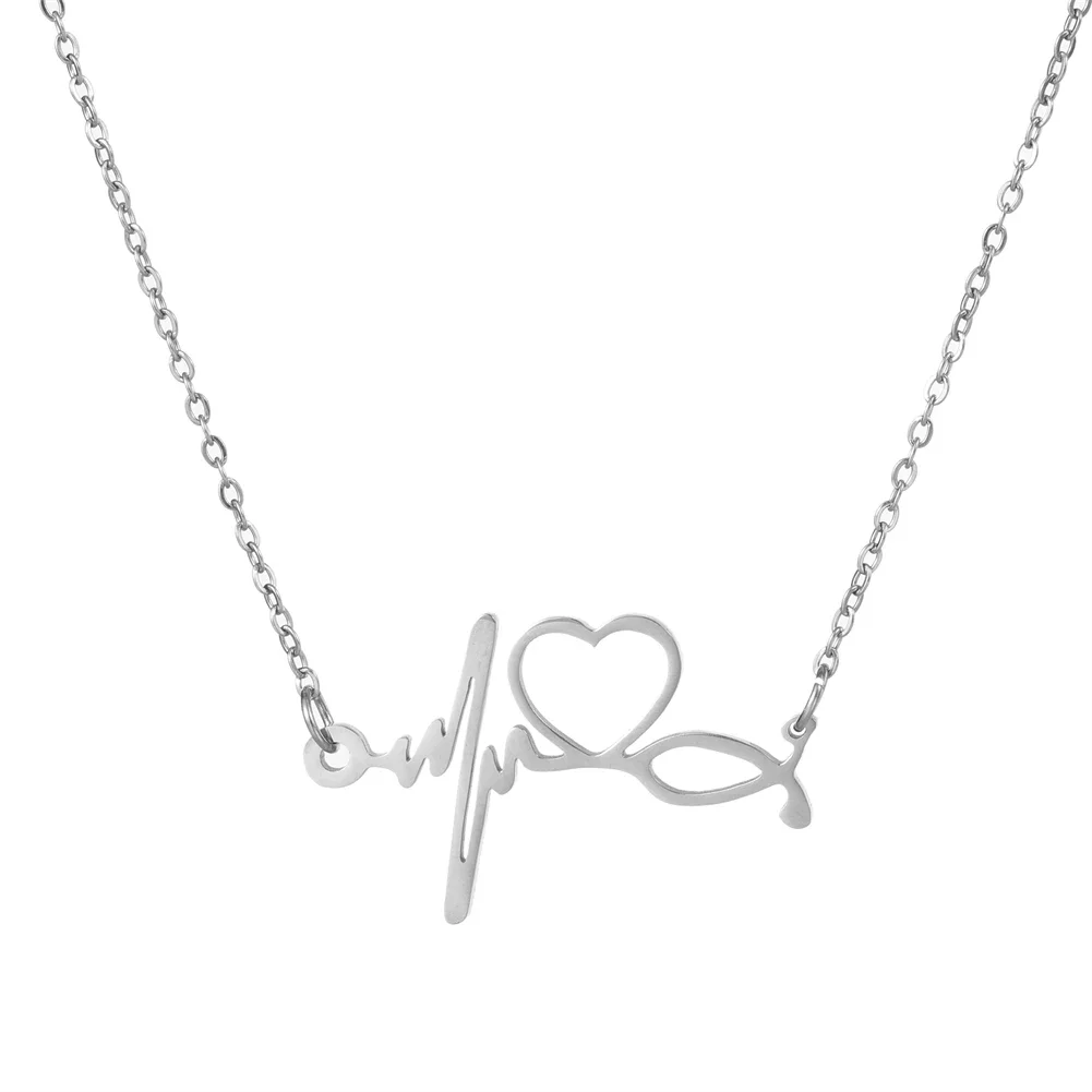 2023 Fashion Charm Jewelry Stainless Steel Chain Peach Heart Necklace Women Vintage Bride Wedding Long Chain Necklace
2023 Fashion Charm Jewelry Stainless Steel Chain Peach Heart Necklace Women Vintage Bride Wedding Long Chain Necklace