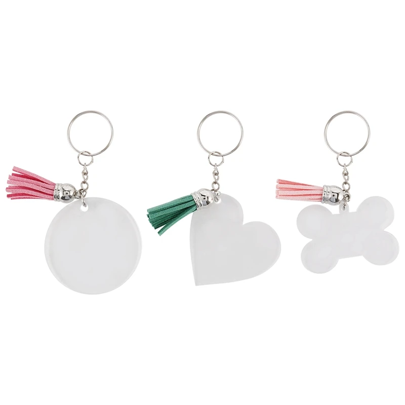 96 Pieces Acrylic Transparent Discs,Blanks Charms And Tassel Pendants, Keyring With Chain For DIY Crafts Jewelry Making
96 Pieces Acrylic Transparent Discs,Blanks Charms And Tassel Pendants, Keyring With Chain For DIY Crafts Jewelry Making