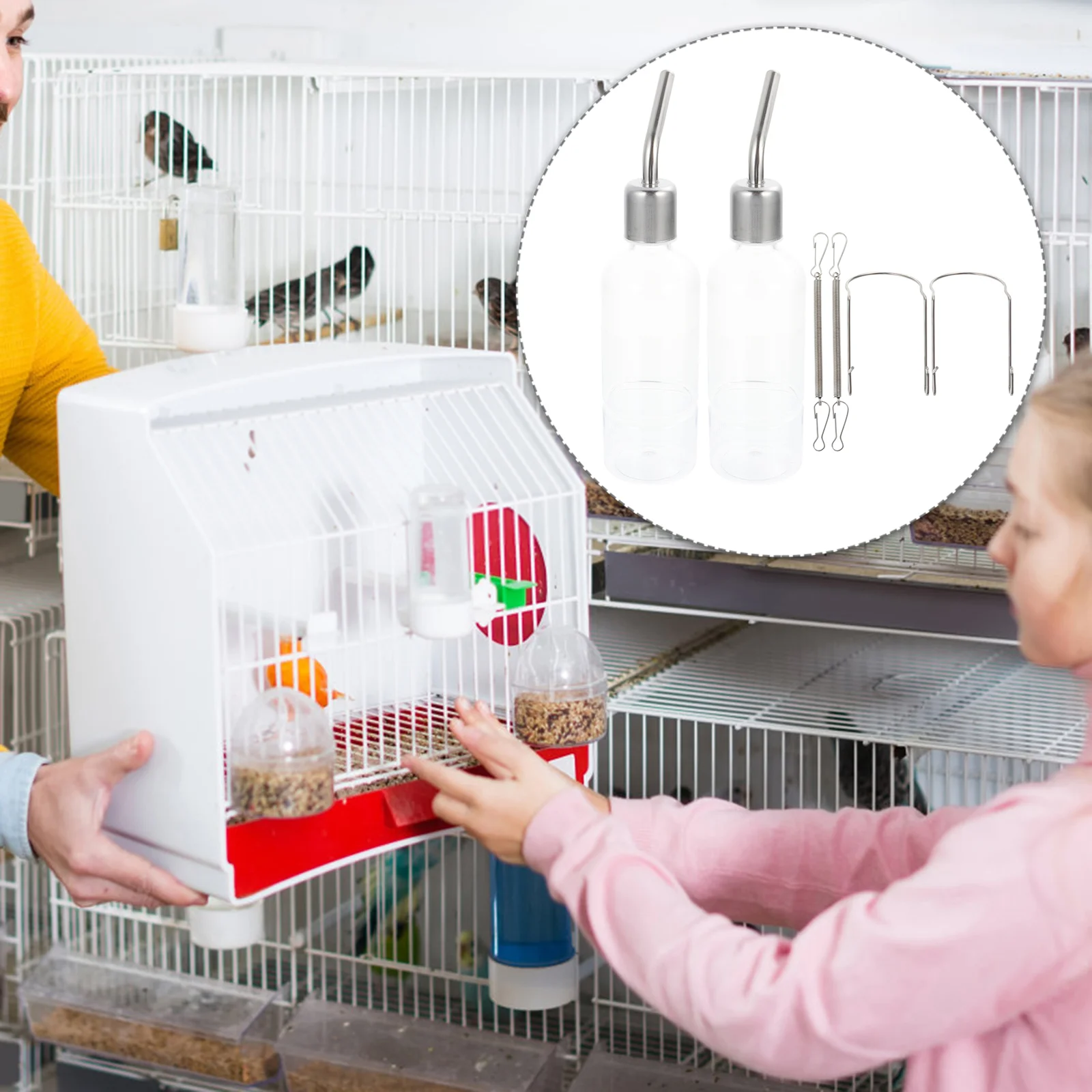 Water Bottle Rabbit Pet Dispenser Hamster Feeder Guineahanging Dripfordrinking Bunny Feeding Dog Animal Birdparrot Bottles Cup
Water Bottle Rabbit Pet Dispenser Hamster Feeder Guineahanging Dripfordrinking Bunny Feeding Dog Animal Birdparrot Bottles Cup