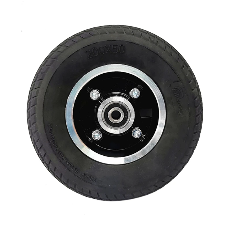 200X50 Electric Scooter Solid Front Wheel 8 Inch Scooter Black Wheel Hub with Black Solid Tire No Need Inflate Tire
200X50 Electric Scooter Solid Front Wheel 8 Inch Scooter Black Wheel Hub with Black Solid Tire No Need Inflate Tire
