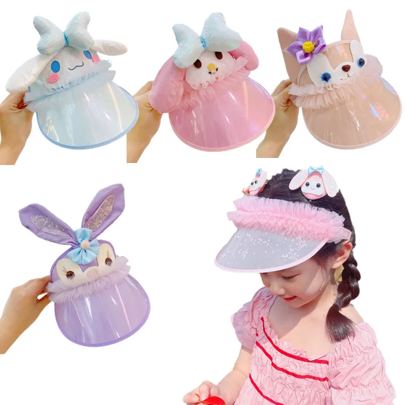 Kawaii Anime Cinnamoroll My Melody Cartoon Empty Top Hat Breathable Sun Hat Summer Visors UV Protection Sunscreen Hat Girls Gift
Kawaii Anime Cinnamoroll My Melody Cartoon Empty Top Hat Breathable Sun Hat Summer Visors UV Protection Sunscreen Hat Girls Gift