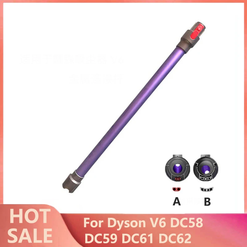 Extension Rod For Dyson V6 DC58 DC59 DC61 DC62 Metal A/B Connector Straight Pipe Bar Handheld Wand Tube Vacuum Cleaner Parts
Extension Rod For Dyson V6 DC58 DC59 DC61 DC62 Metal A/B Connector Straight Pipe Bar Handheld Wand Tube Vacuum Cleaner Parts