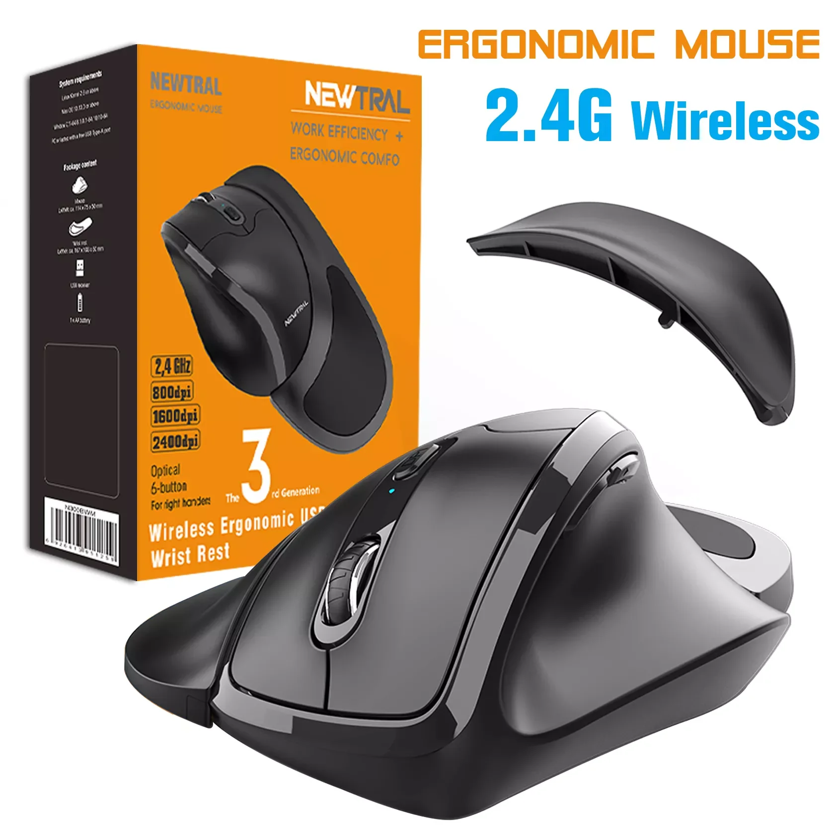 Wireless Ergonomic Vertical Mouse Right left Hand Office Gaming Removable Palm Wrist Healthy Mice Mause For PC Compu
Wireless Ergonomic Vertical Mouse Right left Hand Office Gaming Removable Palm Wrist Healthy Mice Mause For PC Compu