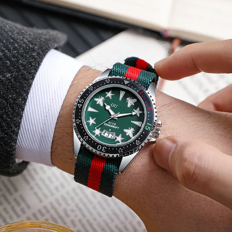 Famous Brand Men Watch 2022 Fashion Nylon Strap Calendar Luminous Wristwatch Male Casual Military Sports Waterproof Clock Hot
Famous Brand Men Watch 2022 Fashion Nylon Strap Calendar Luminous Wristwatch Male Casual Military Sports Waterproof Clock Hot