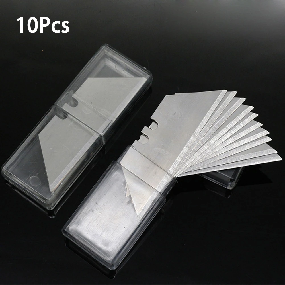 10Pcs/Set Durable Trapezoidal Blade Replacement Blade Art Craft Cutter Tool Multifunction Sharp Manual Cutting Blade
10Pcs/Set Durable Trapezoidal Blade Replacement Blade Art Craft Cutter Tool Multifunction Sharp Manual Cutting Blade