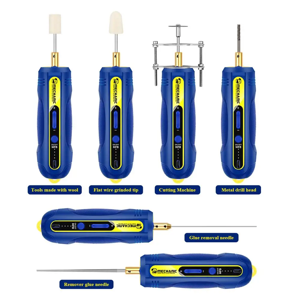 Mechanic iR10 PRO Degumming Set OCA Mobile Phone LCD Screen Degumming Speed Regulation Small Electric Glue Remove Pen Tools Set
Mechanic iR10 PRO Degumming Set OCA Mobile Phone LCD Screen Degumming Speed Regulation Small Electric Glue Remove Pen Tools Set