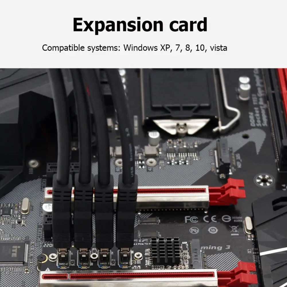 Плата расширения PCI-E, простая установка, износостойкая, широкая совместимость, карта расширения PCI-E для компьютерного графического процесс...
Плата расширения PCI-E, простая установка, износостойкая, широкая совместимость, карта расширения PCI-E для компьютерного графического процесс...