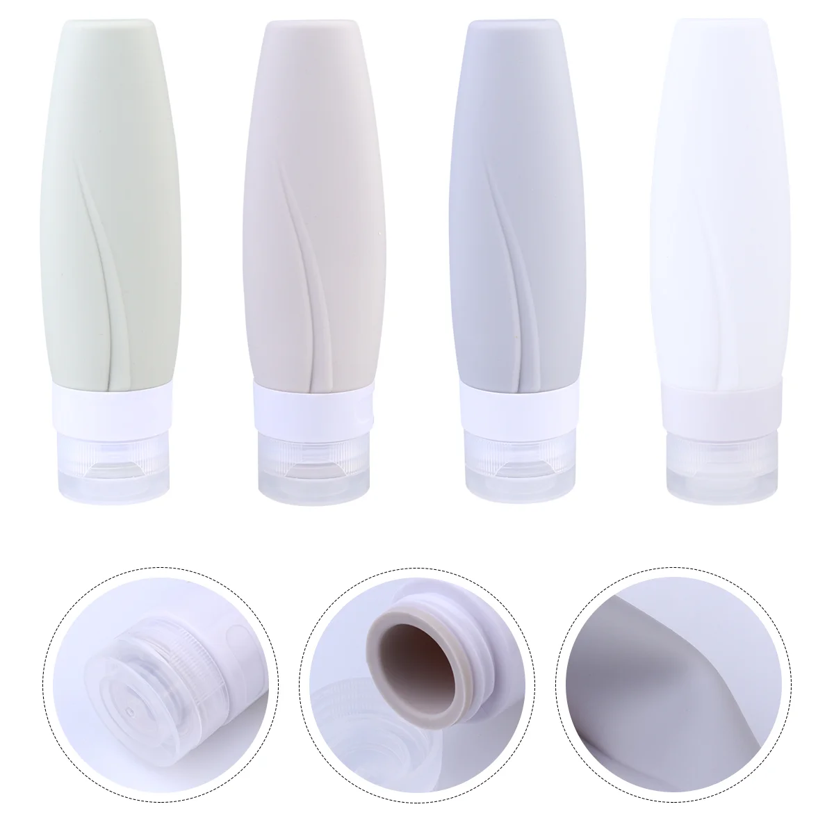 4 PCS Silica Gel Bottle Sub Packaging Bottles Silicone Emulsion Shampoo Body: Empty Storage Travel
4 PCS Silica Gel Bottle Sub Packaging Bottles Silicone Emulsion Shampoo Body: Empty Storage Travel