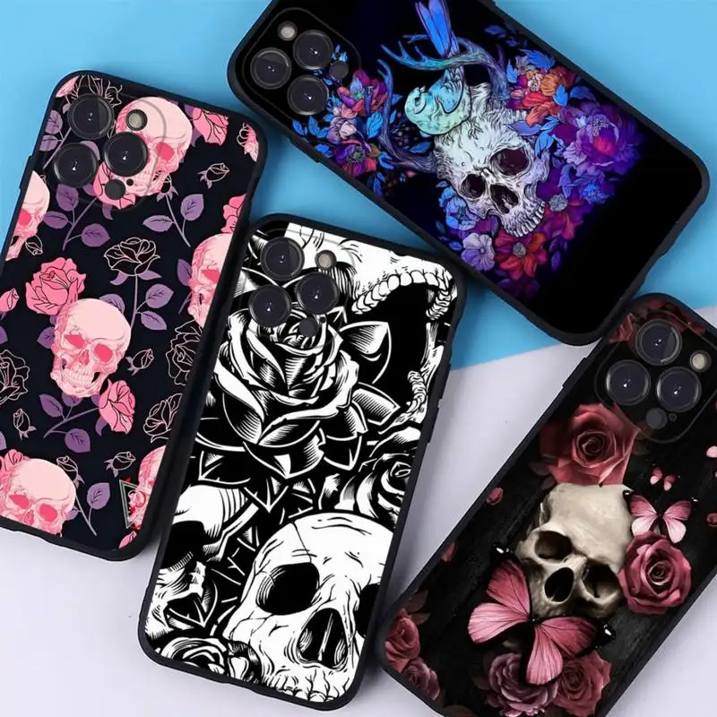 Retro Skull Flowers Phone Case For iPhone 6 7 8 Plus 11 12 13 14 Pro SE 2020 MAX Mini X XS XR Back Funda Cover
Retro Skull Flowers Phone Case For iPhone 6 7 8 Plus 11 12 13 14 Pro SE 2020 MAX Mini X XS XR Back Funda Cover
