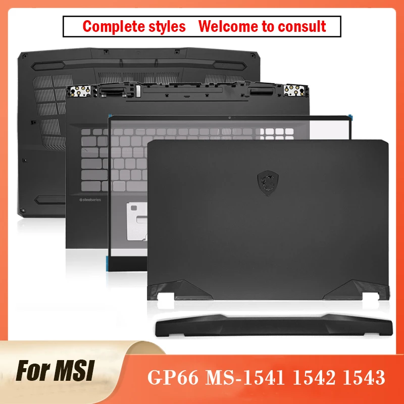 NEW Original For MSI GP66 MS-1541 1542 1543 Laptop LCD Back Cover Palmrest Hinge Cover Bottom Case Upper Top Case GP66 15.6 Inch
NEW Original For MSI GP66 MS-1541 1542 1543 Laptop LCD Back Cover Palmrest Hinge Cover Bottom Case Upper Top Case GP66 15.6 Inch