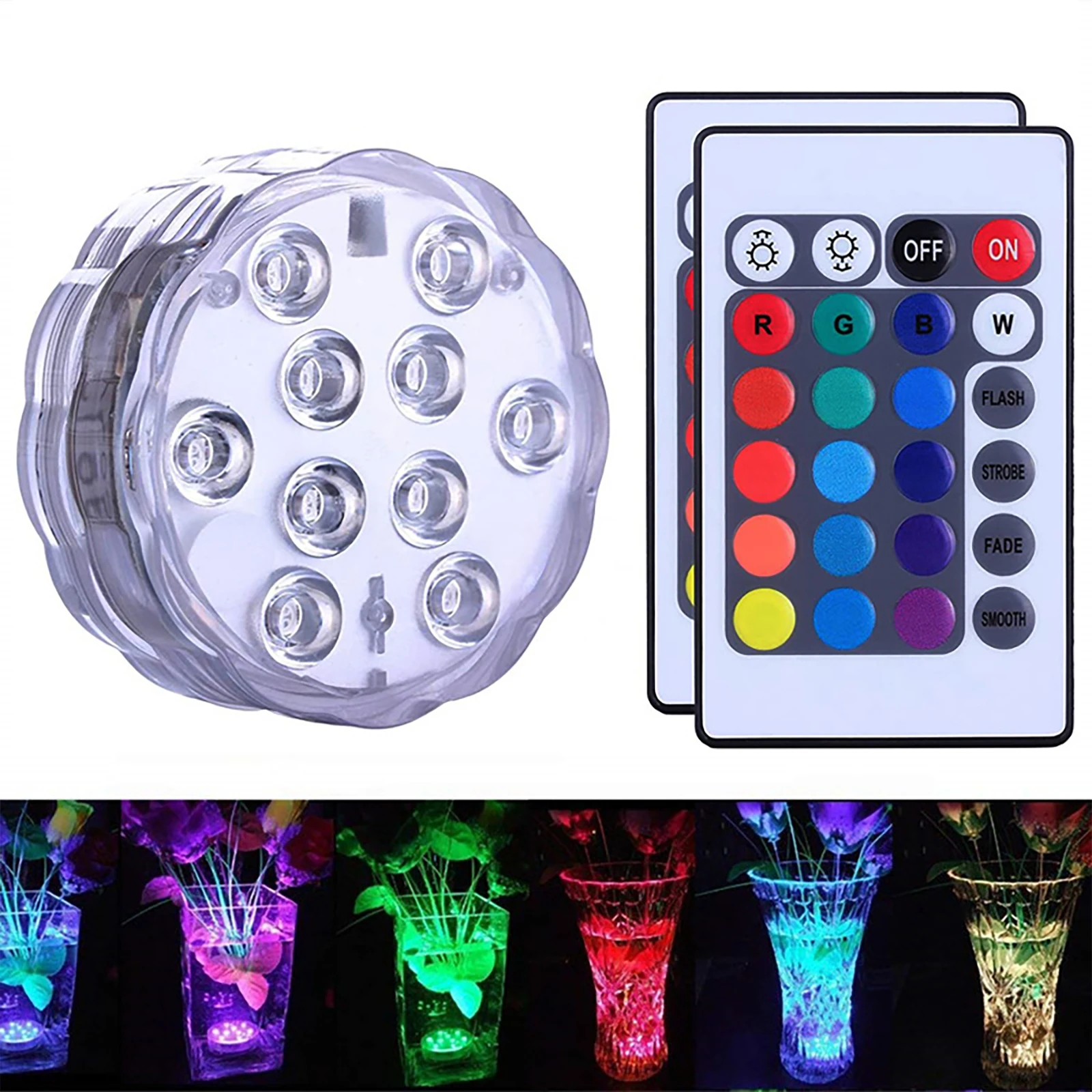 Multi Color Submersible Lights LED Underwater Night Lamp Tea Light Vase Bowl Party Wedding Christmas Decoration
Multi Color Submersible Lights LED Underwater Night Lamp Tea Light Vase Bowl Party Wedding Christmas Decoration