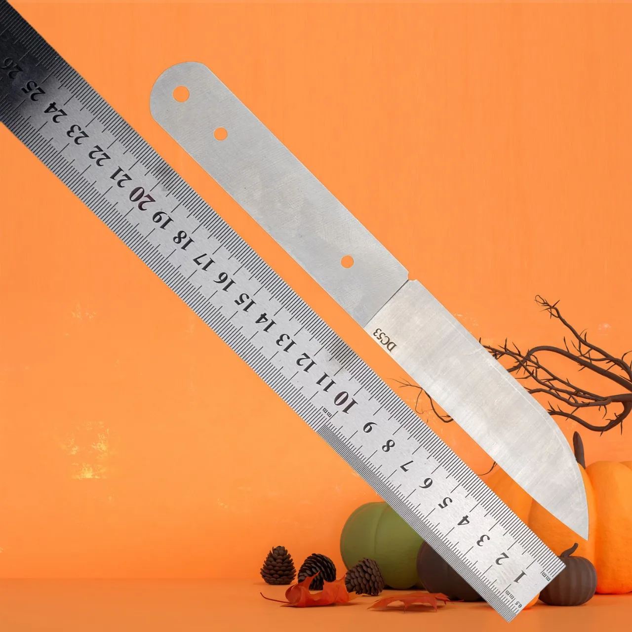 DIY Blade Knife Without Handle DC53 Sreel 11.5cm Blade Messer Sharp Chef Cleaver Utility BBQ Hunting Handmade Kitchen Knives
DIY Blade Knife Without Handle DC53 Sreel 11.5cm Blade Messer Sharp Chef Cleaver Utility BBQ Hunting Handmade Kitchen Knives