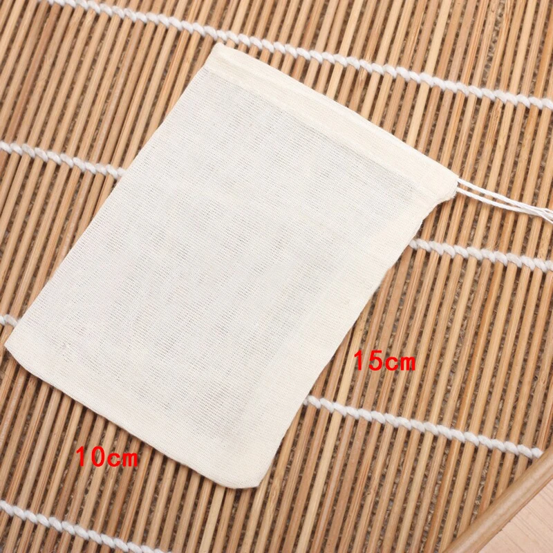 10pcs Cotton Muslin Drawstring Straining Tea Cooking Separate Spice Food Filter Cotton Non-toxic Teaware Filter Bag Tea Bags
10pcs Cotton Muslin Drawstring Straining Tea Cooking Separate Spice Food Filter Cotton Non-toxic Teaware Filter Bag Tea Bags