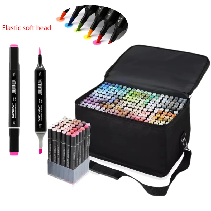 Sketching markers Soft brush Marker pen set brush marker alcohol-based marker comic drawing animation art supplies
Sketching markers Soft brush Marker pen set brush marker alcohol-based marker comic drawing animation art supplies