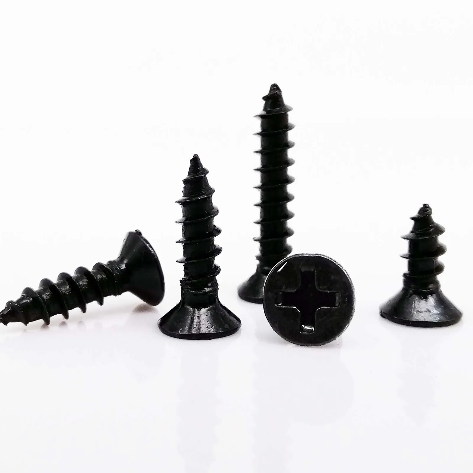 50/100pcs M1 M1.2 M1.4 M1.7 M2 M2.6 M3 M4 Black Steel Mini Micro Cross Phillips Flat Countersunk Head Self Tapping Wood Screw
50/100pcs M1 M1.2 M1.4 M1.7 M2 M2.6 M3 M4 Black Steel Mini Micro Cross Phillips Flat Countersunk Head Self Tapping Wood Screw