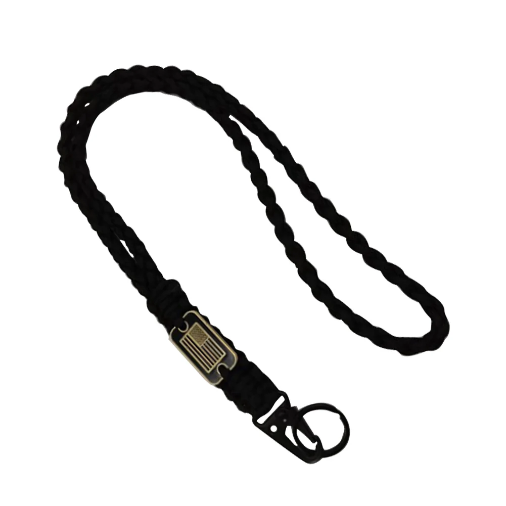 Wallet Outdoor Activities USA Flag Keys HK Clip Paracord Lanyard Multifunctional Keychain Heavy Duty Whistle Badge Holder Strong
Wallet Outdoor Activities USA Flag Keys HK Clip Paracord Lanyard Multifunctional Keychain Heavy Duty Whistle Badge Holder Strong