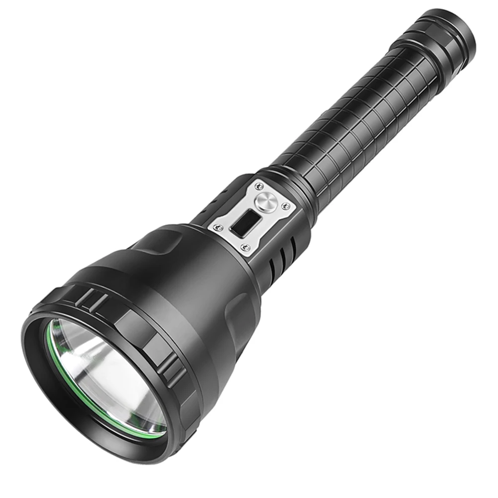 XHP90 LED Flashlight 3000LM Super Bright Big Strong Light 5 Modes USB Rechargeable Tactical Hunting Flashlight for Emergency
XHP90 LED Flashlight 3000LM Super Bright Big Strong Light 5 Modes USB Rechargeable Tactical Hunting Flashlight for Emergency