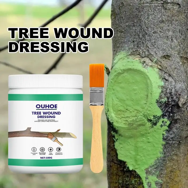 Tree Pruning Sealer Grafting Plant Grafting Pruning Sealer With Brush Bonsai Cut Wound Paste Tree Repair Agent Repair Tools
Tree Pruning Sealer Grafting Plant Grafting Pruning Sealer With Brush Bonsai Cut Wound Paste Tree Repair Agent Repair Tools