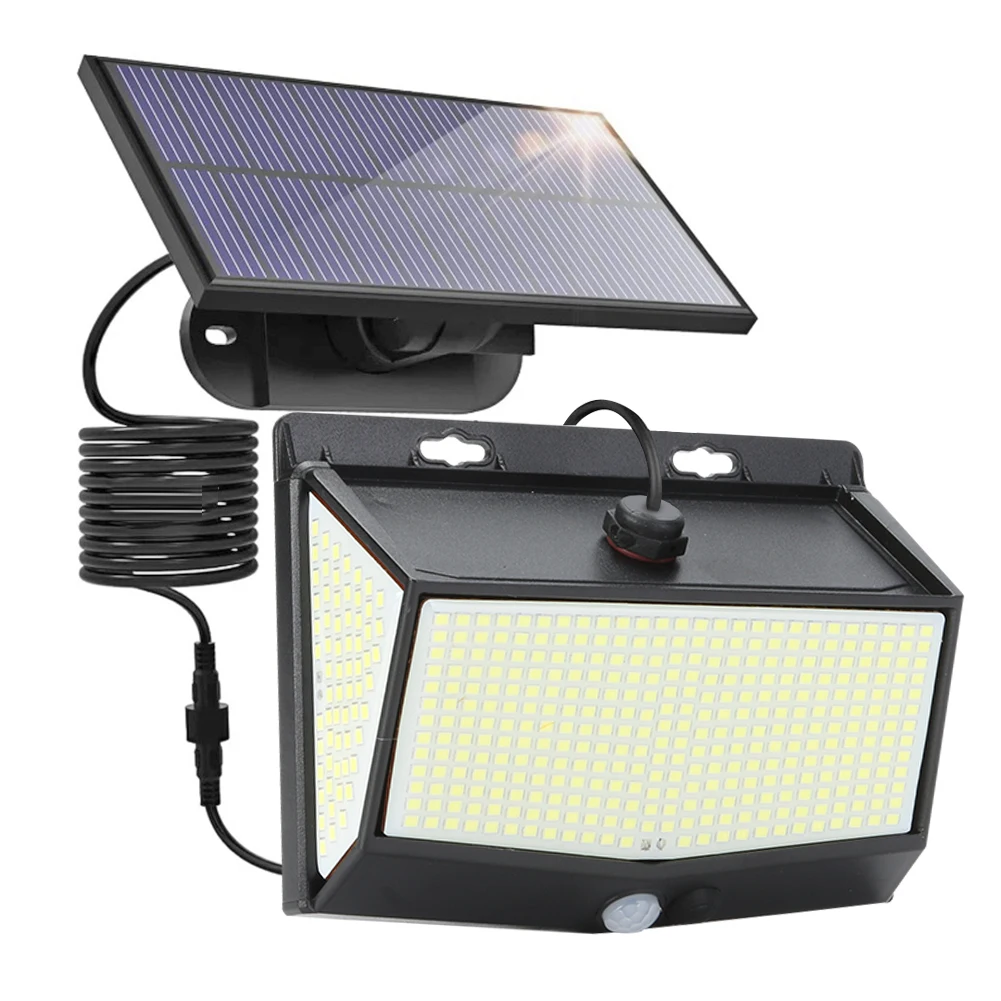 468LED Solar Lights Outdoor PIR Motion Sensor 3 Modes Waterproof Street Split Wall Lamp Garden Yard Home Decoration Garage Light
468LED Solar Lights Outdoor PIR Motion Sensor 3 Modes Waterproof Street Split Wall Lamp Garden Yard Home Decoration Garage Light