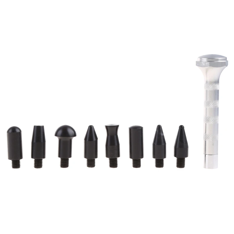 Dent Repair Metal Tap Down Pen with 3 Heads Tips Dent Removal Tools Auto Body DIY Dent Fix Tools
Dent Repair Metal Tap Down Pen with 3 Heads Tips Dent Removal Tools Auto Body DIY Dent Fix Tools