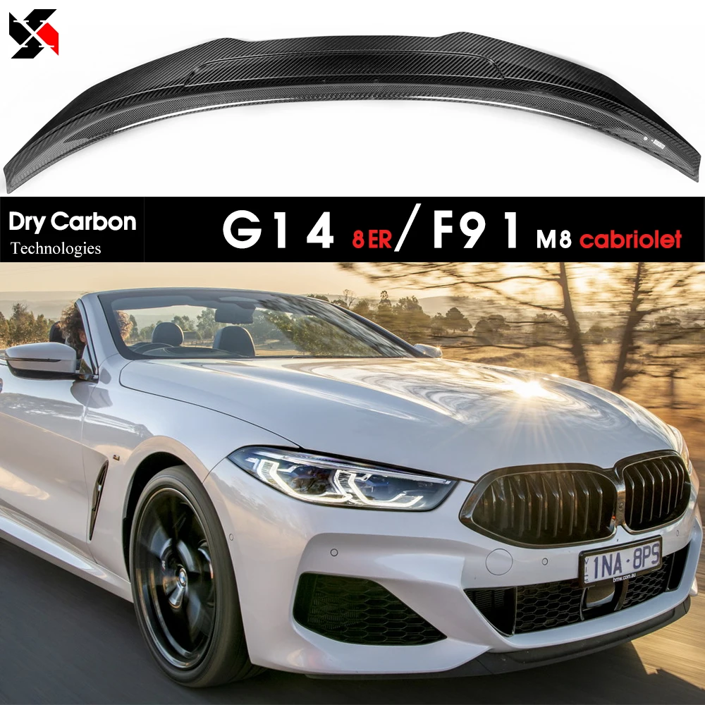 Auto-Clave Dry Carbon CF Spoiler High-kick Rear Wing for BMW 8 Series G14 & F91 M8 2-Door Convertible 2019 - 2024
Auto-Clave Dry Carbon CF Spoiler High-kick Rear Wing for BMW 8 Series G14 & F91 M8 2-Door Convertible 2019 - 2024