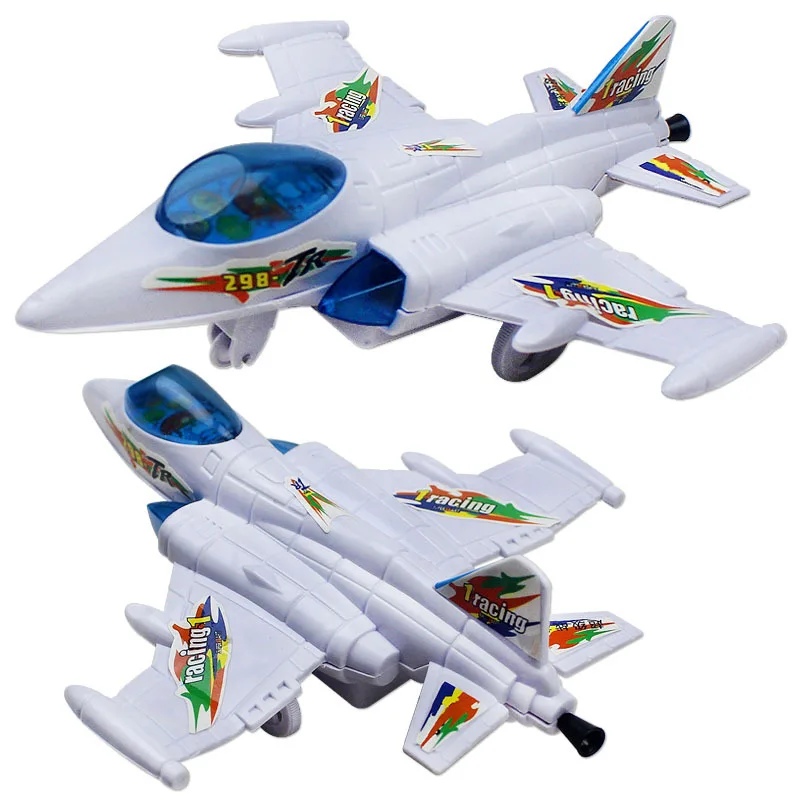 Baby Children's Funny Airplane Toy Children's Pull-wire Clockwork Airplane Fighter Toy Boy Toy Model Color Random
Baby Children's Funny Airplane Toy Children's Pull-wire Clockwork Airplane Fighter Toy Boy Toy Model Color Random
