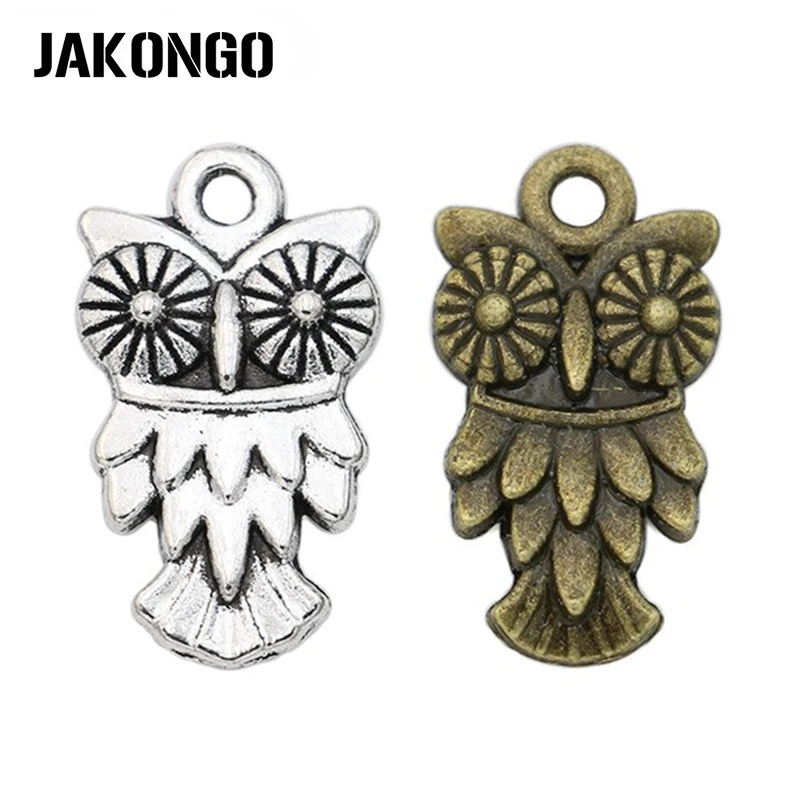 10PCS Antique Silver Plated Owl Birds Charms Pendants for Jewelry Making Accessories DIY Handmade Craft 20x12mm
10PCS Antique Silver Plated Owl Birds Charms Pendants for Jewelry Making Accessories DIY Handmade Craft 20x12mm