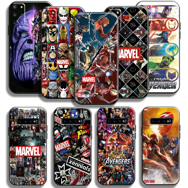 Marvel Avengers Phone Case For Samsung Galaxy S22 S21 S20 S10 10E S9 Plus S22 S21 S20 Ultra FE 5G Carcasa Liquid Silicon TPU
Marvel Avengers Phone Case For Samsung Galaxy S22 S21 S20 S10 10E S9 Plus S22 S21 S20 Ultra FE 5G Carcasa Liquid Silicon TPU